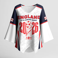 Custom World Football 2026 England Kimono Sleeve Blouse Come On England