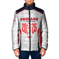 Custom World Football 2026 England Padded Jacket Come On England
