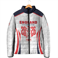 Custom World Football 2026 England Padded Jacket Come On England