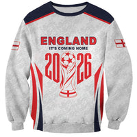 Custom World Football 2026 England Sweatshirt Come On England