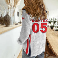 Custom World Football 2026 England Women Casual Shirt Come On England