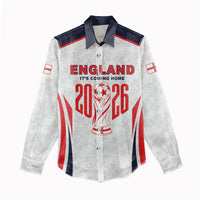 Custom World Football 2026 England Women Casual Shirt Come On England