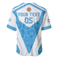 Custom Argentina Rugby 2024 Baseball Jersey Go Los Pumas Leopard Pattern LT05 - Wonder Print Shop