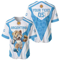 Custom Argentina Rugby 2024 Baseball Jersey Go Los Pumas Leopard Pattern LT05 - Wonder Print Shop