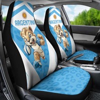 Argentina Rugby 2024 Car Seat Cover Go Los Pumas Leopard Pattern LT05 - Wonder Print Shop