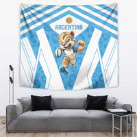 Argentina Rugby 2024 Tapestry Go Los Pumas Leopard Pattern LT05 - Wonder Print Shop