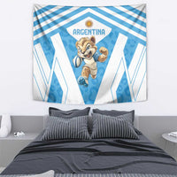Argentina Rugby 2024 Tapestry Go Los Pumas Leopard Pattern LT05 - Wonder Print Shop