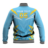 Custom Kings Saint Lucia Cricket Baseball Jacket Rise To Victory - Wonder Print Shop