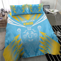 Kings Saint Lucia Cricket Bedding Set Rise To Victory - Wonder Print Shop