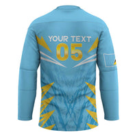 Custom Kings Saint Lucia Cricket Hockey Jersey Rise To Victory - Wonder Print Shop