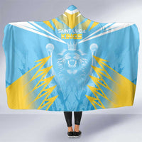 Kings Saint Lucia Cricket Hooded Blanket Rise To Victory - Wonder Print Shop