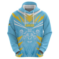 Custom Kings Saint Lucia Cricket Hoodie Rise To Victory - Wonder Print Shop