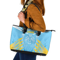 Kings Saint Lucia Cricket Leather Tote Bag Rise To Victory - Wonder Print Shop