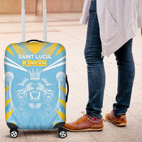 Kings Saint Lucia Cricket Luggage Cover Rise To Victory - Wonder Print Shop