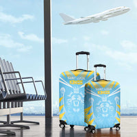 Kings Saint Lucia Cricket Luggage Cover Rise To Victory - Wonder Print Shop