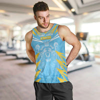 Custom Kings Saint Lucia Cricket Men Tank Top Rise To Victory - Wonder Print Shop