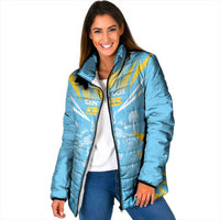 Custom Kings Saint Lucia Cricket Padded Jacket Rise To Victory - Wonder Print Shop