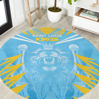 Kings Saint Lucia Cricket Round Carpet Rise To Victory - Wonder Print Shop