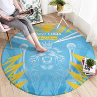 Kings Saint Lucia Cricket Round Carpet Rise To Victory - Wonder Print Shop