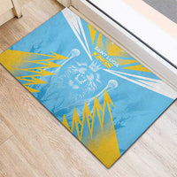 Kings Saint Lucia Cricket Rubber Doormat Rise To Victory - Wonder Print Shop