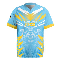 Custom Kings Saint Lucia Cricket Rugby Jersey Rise To Victory - Wonder Print Shop