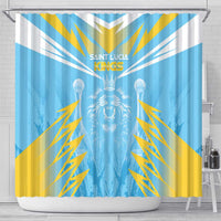 Kings Saint Lucia Cricket Shower Curtain Rise To Victory - Wonder Print Shop