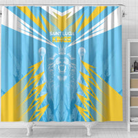 Kings Saint Lucia Cricket Shower Curtain Rise To Victory - Wonder Print Shop