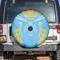 Kings Saint Lucia Cricket Spare Tire Cover Rise To Victory - Wonder Print Shop