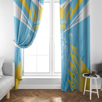 Kings Saint Lucia Cricket Window Curtain Rise To Victory - Wonder Print Shop