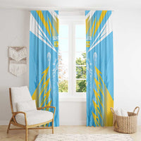 Kings Saint Lucia Cricket Window Curtain Rise To Victory - Wonder Print Shop