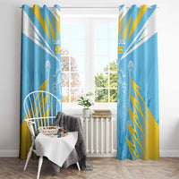 Kings Saint Lucia Cricket Window Curtain Rise To Victory - Wonder Print Shop