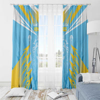 Kings Saint Lucia Cricket Window Curtain Rise To Victory - Wonder Print Shop