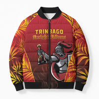 Custom Trinbago Cricket Knight Riders Bomber Puffer Jacket Go Champs - Wonder Print Shop
