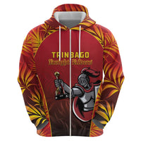 Custom Trinbago Cricket Knight Riders Hoodie Go Champs - Wonder Print Shop