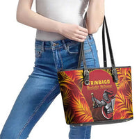 Trinbago Cricket Knight Riders Leather Tote Bag Go Champs - Wonder Print Shop