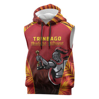 Custom Trinbago Cricket Knight Riders Sleeveless Hoodie Go Champs - Wonder Print Shop