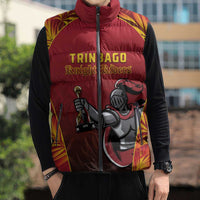 Custom Trinbago Cricket Knight Riders Sleeveless Puffer Jacket Go Champs - Wonder Print Shop