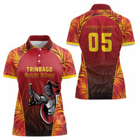 Custom Trinbago Cricket Knight Riders Women Polo Shirt Go Champs - Wonder Print Shop