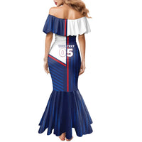 Custom Cape Verde Football Family Matching Mermaid Dress and Hawaiian Shirt Unique Style - Wonder Print Shop