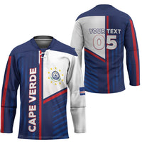 Custom Cape Verde Football Hockey Jersey Unique Style - Wonder Print Shop