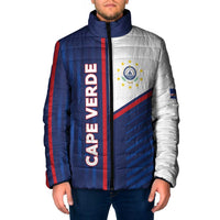 Custom Cape Verde Football Padded Jacket Unique Style - Wonder Print Shop