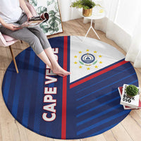 Cape Verde Football Round Carpet Unique Style - Wonder Print Shop