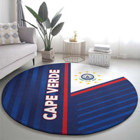 Cape Verde Football Round Carpet Unique Style - Wonder Print Shop