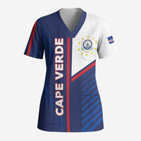 Custom Cape Verde Football Scrub Top Unique Style - Wonder Print Shop