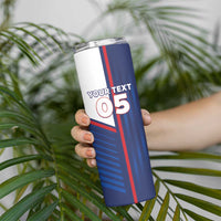 Custom Cape Verde Football Skinny Tumbler Unique Style - Wonder Print Shop