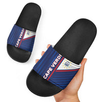 Cape Verde Football Slide Sandals Unique Style - Wonder Print Shop