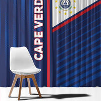 Cape Verde Football Window Curtain Unique Style - Wonder Print Shop