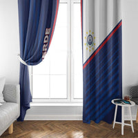 Cape Verde Football Window Curtain Unique Style - Wonder Print Shop