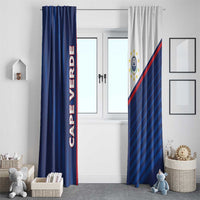 Cape Verde Football Window Curtain Unique Style - Wonder Print Shop