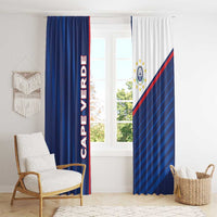 Cape Verde Football Window Curtain Unique Style - Wonder Print Shop